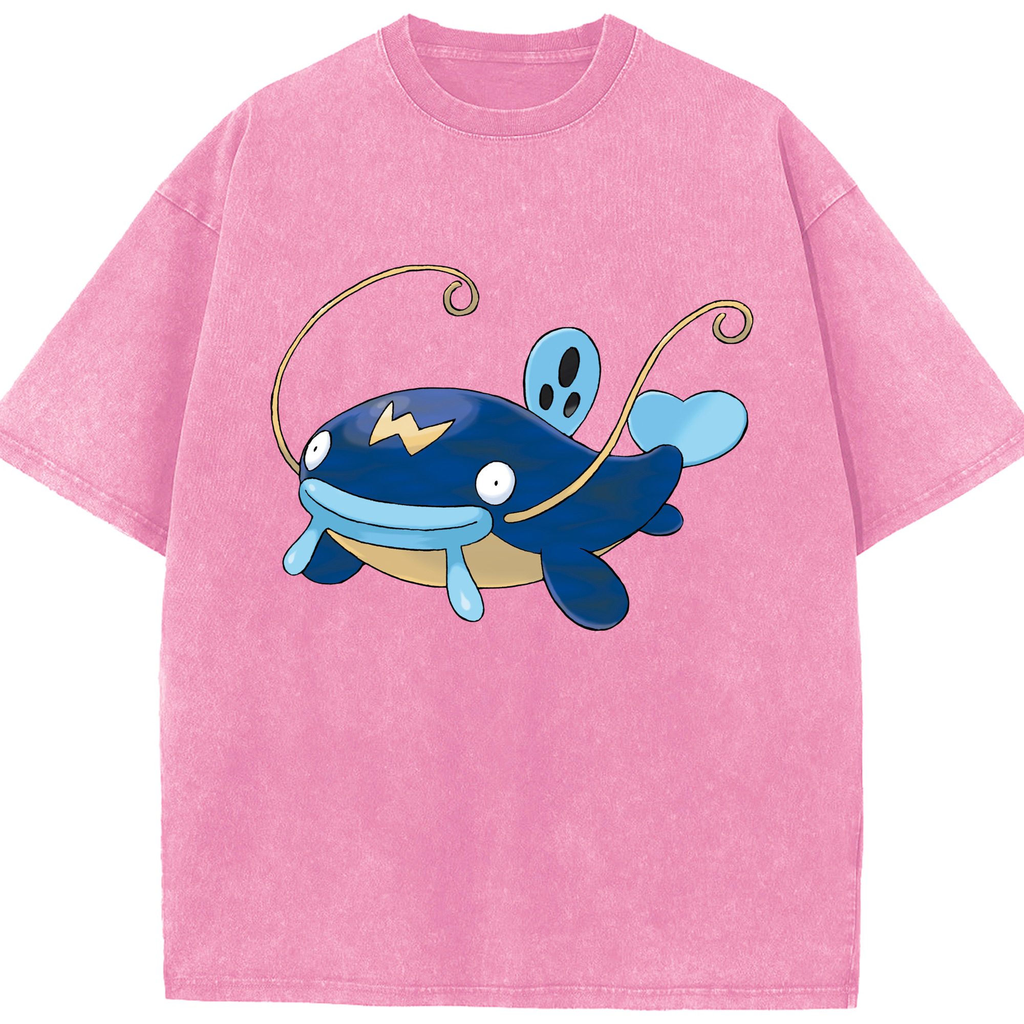 （画像用） ポケットモンスター Pokémon 綿100% ヴィンテージ風 半袖Tシャツ（フロントプリント）